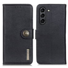 Load image into Gallery viewer, KHAZNEH Cowhide Texture Horizontal Flip Leather Case with Holder &amp; Card Slots &amp; Wallet, For Samsung Galaxy S21 FE