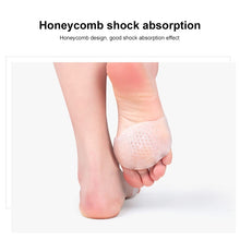 Load image into Gallery viewer, 2pcs/Pair 084 Breathable Shockproof Wear-resistant Honeycomb Forefoot Pad
