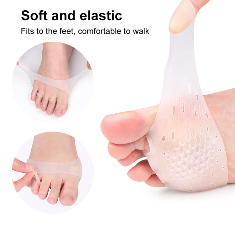2pcs/Pair 084 Breathable Shockproof Wear-resistant Honeycomb Forefoot Pad