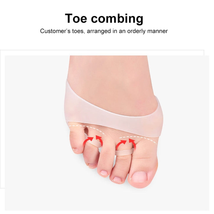 2pcs/Pair 084 Breathable Shockproof Wear-resistant Honeycomb Forefoot Pad