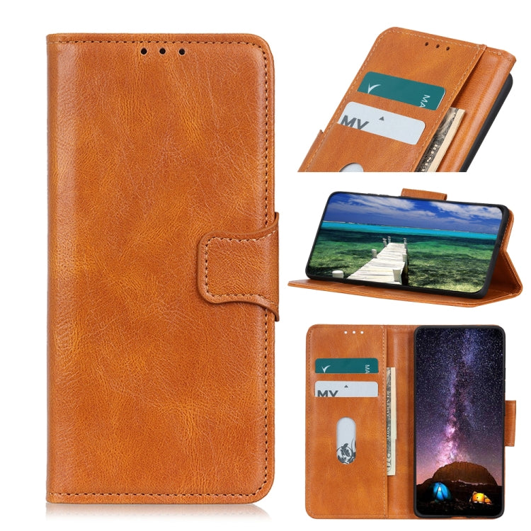 Mirren Crazy Horse Texture Horizontal Flip Leather Case with Holder & Card Slots & Wallet, For Samsung Galaxy S21 FE
