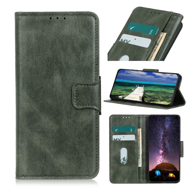 Mirren Crazy Horse Texture Horizontal Flip Leather Case with Holder & Card Slots & Wallet, For Samsung Galaxy S21 FE