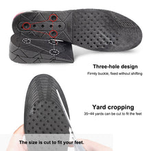 Load image into Gallery viewer, 1 Pair Adjustable Breathable Shockproof Invisible Combination Heightening Full Insole Shoe-pad, Size: 225-270cm, 225-270cm