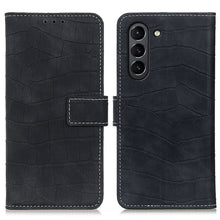 Load image into Gallery viewer, Crocodile Texture Horizontal Flip Leather Case with Holder &amp; Card Slots &amp; Wallet, For Samsung Galaxy S21 FE