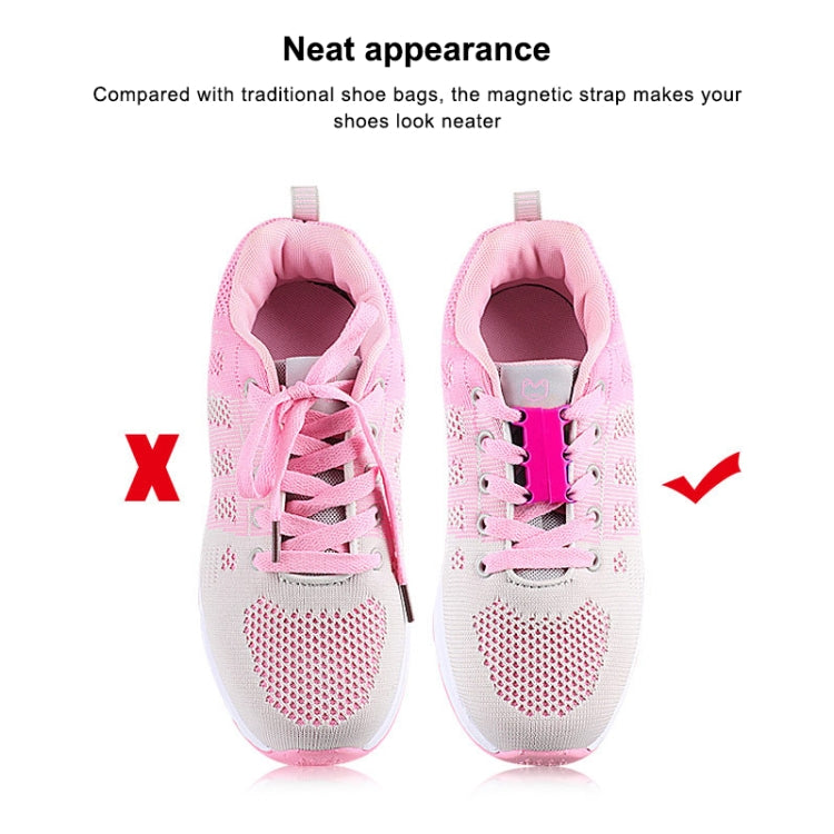 Magnetic Shoelace Buckle Non Binding Shoe Lace Accessories