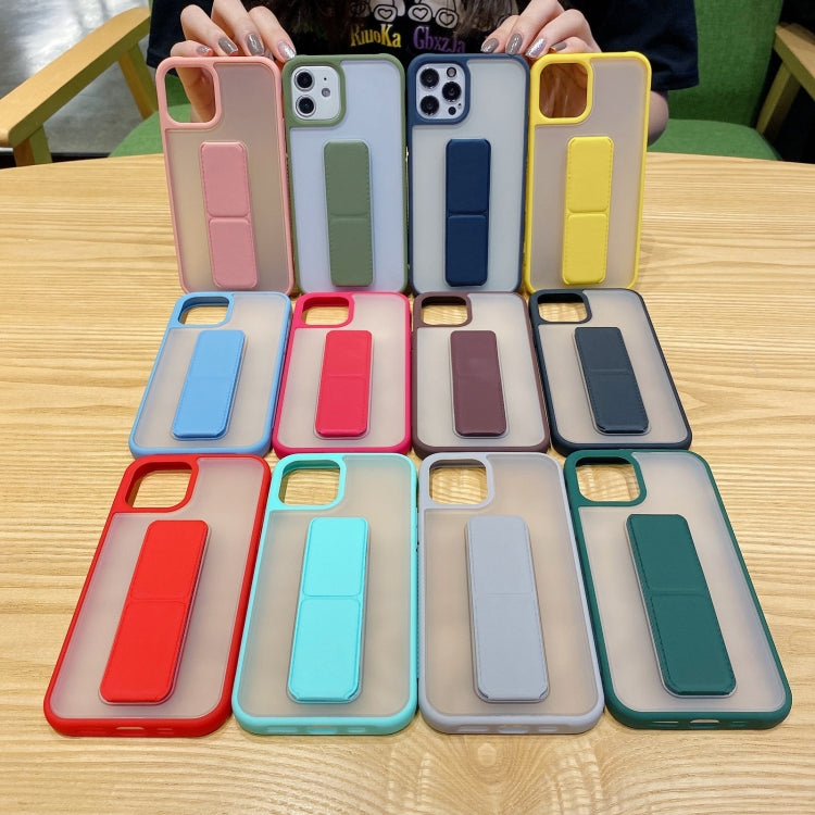 Skin Feel TPU + PC Shockproof Case with Wrist Strap Holder, For iPhone 11, For iPhone 11 Pro, For iPhone 11 Pro Max, For iPhone 12 mini, For iPhone 12 / 12 Pro, For iPhone 12 Pro Max