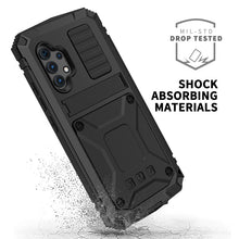 Load image into Gallery viewer, R-JUST Waterproof Shockproof Dustproof Metal + Silicone Protective Case with Holder, For Samsung Galaxy A32 4G, For Samsung Galaxy A32 5G