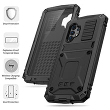 Load image into Gallery viewer, R-JUST Waterproof Shockproof Dustproof Metal + Silicone Protective Case with Holder, For Samsung Galaxy A32 4G, For Samsung Galaxy A32 5G
