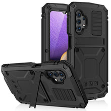 Load image into Gallery viewer, R-JUST Waterproof Shockproof Dustproof Metal + Silicone Protective Case with Holder, For Samsung Galaxy A32 4G, For Samsung Galaxy A32 5G