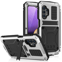 Load image into Gallery viewer, R-JUST Waterproof Shockproof Dustproof Metal + Silicone Protective Case with Holder, For Samsung Galaxy A32 4G, For Samsung Galaxy A32 5G