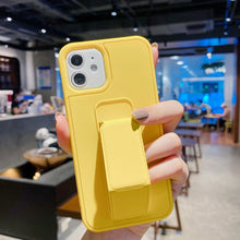 Load image into Gallery viewer, Colorful TPU + PC Shockproof Case with Wrist Strap Holder, For iPhone 12 Pro Max, For iPhone 12 / 12 Pro
