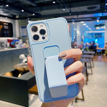 Load image into Gallery viewer, Colorful TPU + PC Shockproof Case with Wrist Strap Holder, For iPhone 12 Pro Max, For iPhone 12 / 12 Pro