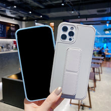 Load image into Gallery viewer, Colorful TPU + PC Shockproof Case with Wrist Strap Holder, For iPhone 12 Pro Max, For iPhone 12 / 12 Pro