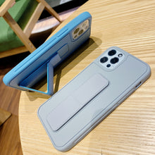 Load image into Gallery viewer, Colorful TPU + PC Shockproof Case with Wrist Strap Holder, For iPhone 12 Pro Max, For iPhone 12 / 12 Pro
