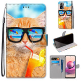 Coloured Drawing Cross Texture Horizontal Flip PU Leather Case with Holder & Card Slots & Wallet & Lanyard, For Xiaomi Redmi Note 10 4G / Note 10s, For Xiaomi Redmi Note 10 5G