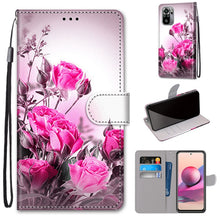 Load image into Gallery viewer, Coloured Drawing Cross Texture Horizontal Flip PU Leather Case with Holder &amp; Card Slots &amp; Wallet &amp; Lanyard, For Xiaomi Redmi Note 10 4G / Note 10s, For Xiaomi Redmi Note 10 5G