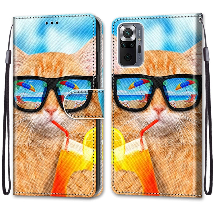 Coloured Drawing Cross Texture Horizontal Flip PU Leather Case with Holder & Card Slots & Wallet & Lanyard, For Xiaomi Redmi Note 10 Pro Max / Note 10 Pro, For Samsung Galaxy A32 4G / A32 Lite