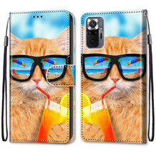 Load image into Gallery viewer, Coloured Drawing Cross Texture Horizontal Flip PU Leather Case with Holder &amp; Card Slots &amp; Wallet &amp; Lanyard, For Xiaomi Redmi Note 10 Pro Max / Note 10 Pro, For Samsung Galaxy A32 4G / A32 Lite