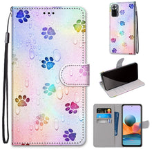 Load image into Gallery viewer, Coloured Drawing Cross Texture Horizontal Flip PU Leather Case with Holder &amp; Card Slots &amp; Wallet &amp; Lanyard, For Xiaomi Redmi Note 10 Pro Max / Note 10 Pro, For Samsung Galaxy A32 4G / A32 Lite