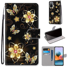 Load image into Gallery viewer, Coloured Drawing Cross Texture Horizontal Flip PU Leather Case with Holder &amp; Card Slots &amp; Wallet &amp; Lanyard, For Xiaomi Redmi Note 10 Pro Max / Note 10 Pro, For Samsung Galaxy A32 4G / A32 Lite