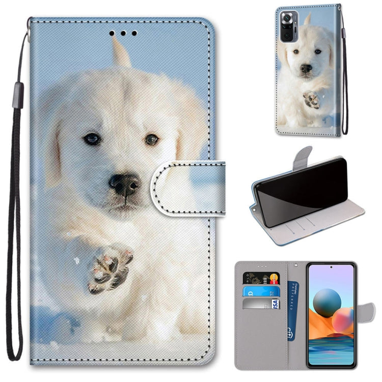 Coloured Drawing Cross Texture Horizontal Flip PU Leather Case with Holder & Card Slots & Wallet & Lanyard, For Xiaomi Redmi Note 10 Pro Max / Note 10 Pro, For Samsung Galaxy A32 4G / A32 Lite