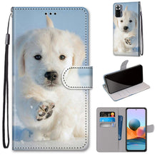 Load image into Gallery viewer, Coloured Drawing Cross Texture Horizontal Flip PU Leather Case with Holder &amp; Card Slots &amp; Wallet &amp; Lanyard, For Xiaomi Redmi Note 10 Pro Max / Note 10 Pro, For Samsung Galaxy A32 4G / A32 Lite