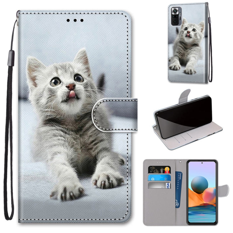 Coloured Drawing Cross Texture Horizontal Flip PU Leather Case with Holder & Card Slots & Wallet & Lanyard, For Xiaomi Redmi Note 10 Pro Max / Note 10 Pro, For Samsung Galaxy A32 4G / A32 Lite