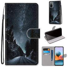 Load image into Gallery viewer, Coloured Drawing Cross Texture Horizontal Flip PU Leather Case with Holder &amp; Card Slots &amp; Wallet &amp; Lanyard, For Xiaomi Redmi Note 10 Pro Max / Note 10 Pro, For Samsung Galaxy A32 4G / A32 Lite
