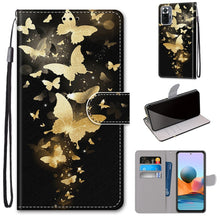 Load image into Gallery viewer, Coloured Drawing Cross Texture Horizontal Flip PU Leather Case with Holder &amp; Card Slots &amp; Wallet &amp; Lanyard, For Xiaomi Redmi Note 10 Pro Max / Note 10 Pro, For Samsung Galaxy A32 4G / A32 Lite