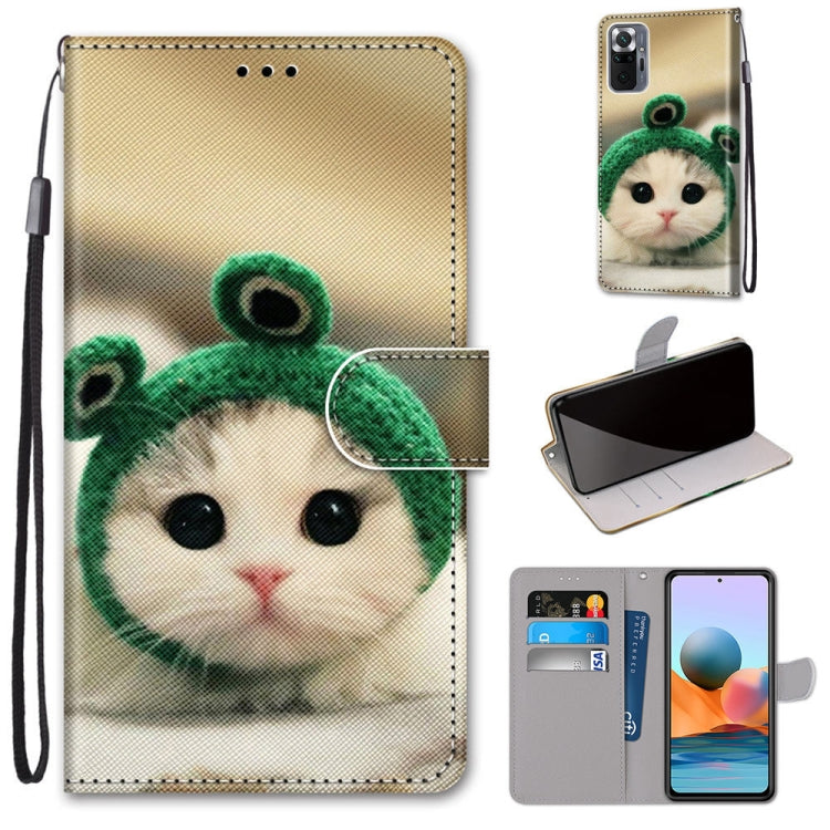 Coloured Drawing Cross Texture Horizontal Flip PU Leather Case with Holder & Card Slots & Wallet & Lanyard, For Xiaomi Redmi Note 10 Pro Max / Note 10 Pro, For Samsung Galaxy A32 4G / A32 Lite