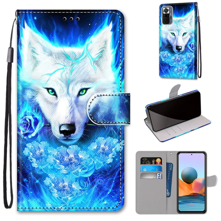 Coloured Drawing Cross Texture Horizontal Flip PU Leather Case with Holder & Card Slots & Wallet & Lanyard, For Xiaomi Redmi Note 10 Pro Max / Note 10 Pro, For Samsung Galaxy A32 4G / A32 Lite