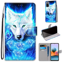 Load image into Gallery viewer, Coloured Drawing Cross Texture Horizontal Flip PU Leather Case with Holder &amp; Card Slots &amp; Wallet &amp; Lanyard, For Xiaomi Redmi Note 10 Pro Max / Note 10 Pro, For Samsung Galaxy A32 4G / A32 Lite