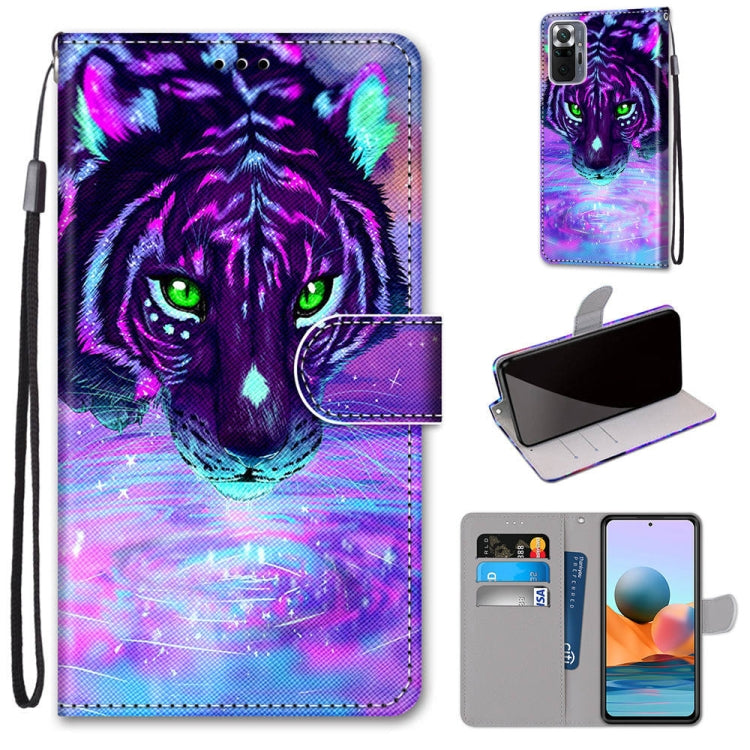 Coloured Drawing Cross Texture Horizontal Flip PU Leather Case with Holder & Card Slots & Wallet & Lanyard, For Xiaomi Redmi Note 10 Pro Max / Note 10 Pro, For Samsung Galaxy A32 4G / A32 Lite