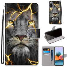 Load image into Gallery viewer, Coloured Drawing Cross Texture Horizontal Flip PU Leather Case with Holder &amp; Card Slots &amp; Wallet &amp; Lanyard, For Xiaomi Redmi Note 10 Pro Max / Note 10 Pro, For Samsung Galaxy A32 4G / A32 Lite