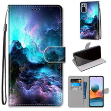 Load image into Gallery viewer, Coloured Drawing Cross Texture Horizontal Flip PU Leather Case with Holder &amp; Card Slots &amp; Wallet &amp; Lanyard, For Xiaomi Redmi Note 10 Pro Max / Note 10 Pro, For Samsung Galaxy A32 4G / A32 Lite