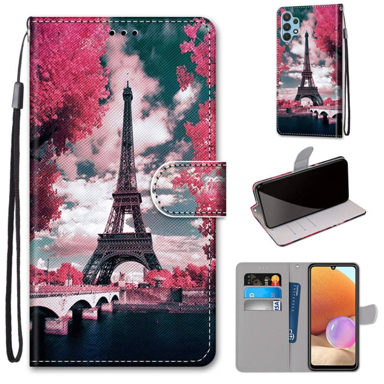Coloured Drawing Cross Texture Horizontal Flip PU Leather Case with Holder & Card Slots & Wallet & Lanyard, For Xiaomi Redmi Note 10 Pro Max / Note 10 Pro, For Samsung Galaxy A32 4G / A32 Lite