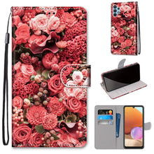 Load image into Gallery viewer, Coloured Drawing Cross Texture Horizontal Flip PU Leather Case with Holder &amp; Card Slots &amp; Wallet &amp; Lanyard, For Xiaomi Redmi Note 10 Pro Max / Note 10 Pro, For Samsung Galaxy A32 4G / A32 Lite