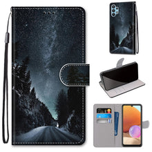 Load image into Gallery viewer, Coloured Drawing Cross Texture Horizontal Flip PU Leather Case with Holder &amp; Card Slots &amp; Wallet &amp; Lanyard, For Xiaomi Redmi Note 10 Pro Max / Note 10 Pro, For Samsung Galaxy A32 4G / A32 Lite