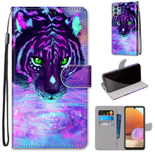 Load image into Gallery viewer, Coloured Drawing Cross Texture Horizontal Flip PU Leather Case with Holder &amp; Card Slots &amp; Wallet &amp; Lanyard, For Xiaomi Redmi Note 10 Pro Max / Note 10 Pro, For Samsung Galaxy A32 4G / A32 Lite