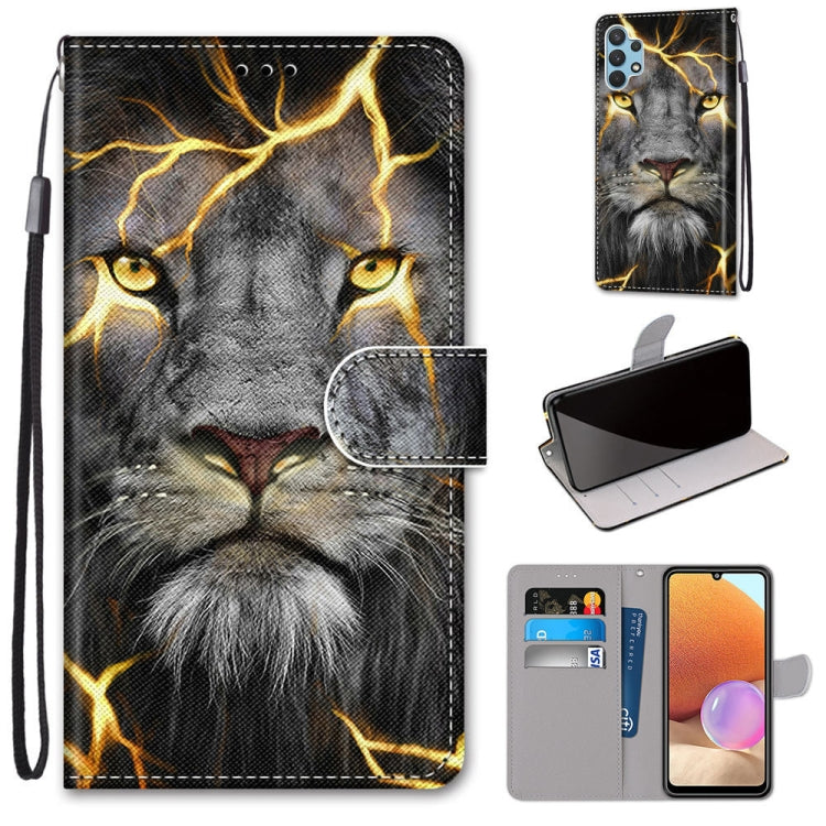 Coloured Drawing Cross Texture Horizontal Flip PU Leather Case with Holder & Card Slots & Wallet & Lanyard, For Xiaomi Redmi Note 10 Pro Max / Note 10 Pro, For Samsung Galaxy A32 4G / A32 Lite