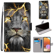 Load image into Gallery viewer, Coloured Drawing Cross Texture Horizontal Flip PU Leather Case with Holder &amp; Card Slots &amp; Wallet &amp; Lanyard, For Xiaomi Redmi Note 10 Pro Max / Note 10 Pro, For Samsung Galaxy A32 4G / A32 Lite