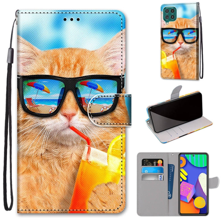 Coloured Drawing Cross Texture Horizontal Flip PU Leather Case with Holder & Card Slots & Wallet & Lanyard, For Samsung Galaxy F62 / M62, For Samsung Galaxy S21 FE