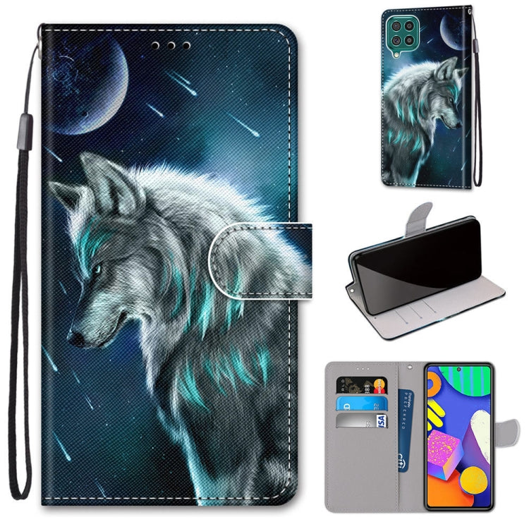 Coloured Drawing Cross Texture Horizontal Flip PU Leather Case with Holder & Card Slots & Wallet & Lanyard, For Samsung Galaxy F62 / M62, For Samsung Galaxy S21 FE