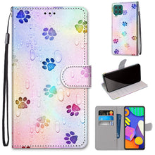 Load image into Gallery viewer, Coloured Drawing Cross Texture Horizontal Flip PU Leather Case with Holder &amp; Card Slots &amp; Wallet &amp; Lanyard, For Samsung Galaxy F62 / M62, For Samsung Galaxy S21 FE