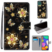 Load image into Gallery viewer, Coloured Drawing Cross Texture Horizontal Flip PU Leather Case with Holder &amp; Card Slots &amp; Wallet &amp; Lanyard, For Samsung Galaxy F62 / M62, For Samsung Galaxy S21 FE
