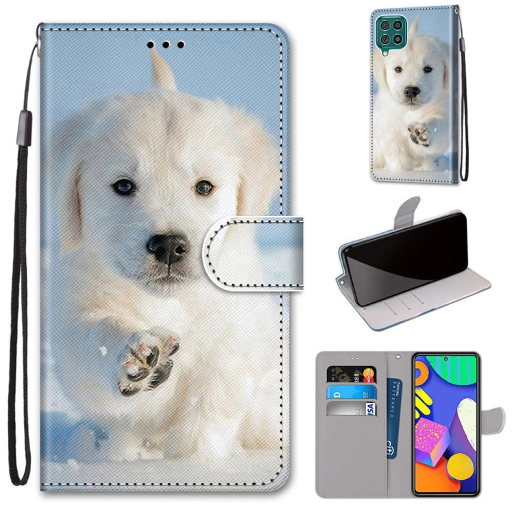 Coloured Drawing Cross Texture Horizontal Flip PU Leather Case with Holder & Card Slots & Wallet & Lanyard, For Samsung Galaxy F62 / M62, For Samsung Galaxy S21 FE
