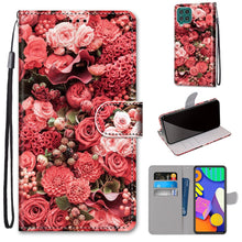 Load image into Gallery viewer, Coloured Drawing Cross Texture Horizontal Flip PU Leather Case with Holder &amp; Card Slots &amp; Wallet &amp; Lanyard, For Samsung Galaxy F62 / M62, For Samsung Galaxy S21 FE