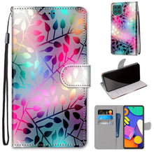 Load image into Gallery viewer, Coloured Drawing Cross Texture Horizontal Flip PU Leather Case with Holder &amp; Card Slots &amp; Wallet &amp; Lanyard, For Samsung Galaxy F62 / M62, For Samsung Galaxy S21 FE