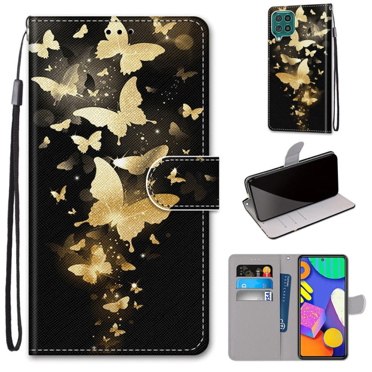 Coloured Drawing Cross Texture Horizontal Flip PU Leather Case with Holder & Card Slots & Wallet & Lanyard, For Samsung Galaxy F62 / M62, For Samsung Galaxy S21 FE