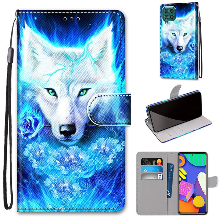 Coloured Drawing Cross Texture Horizontal Flip PU Leather Case with Holder & Card Slots & Wallet & Lanyard, For Samsung Galaxy F62 / M62, For Samsung Galaxy S21 FE